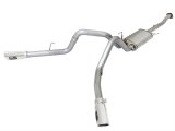 aFe MACH Force XP Exhaust 3in SS Dual Side Exit CB w/ Polish Tips 15 Ford F150 Ecoboost V6-2.7L/3.5L thumbnail 5