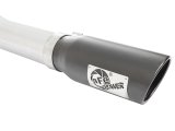 aFe MACH Force XP Exhaust 3in-3.5in SS Single Side Exit CB w/ Black Tips 15 Ford F150 V8 5.0L CC/SB thumbnail 4