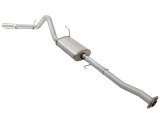 aFe MACHForce XP Exhaust 3in-3.5in SS Single Side Ext CB w/ Polished Tips 15 Ford F150 V8 5.0L CC/SB thumbnail 6