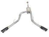 aFe MACH Force XP Exhaust 3in SS Dual Side Exit CB w/ Black Tips 2015 Ford F150 5.0L V8 CC/SB EC/LB thumbnail 6