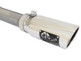 aFe MACHForce XP Exhaust 3in SS Dual Side Ext CB w/ Polished Tips 2015 Ford F150 5.0L V8 CC/SB EC/LB thumbnail 8