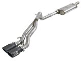 aFe Rebel Series Cat-Back 2.5in Dual Center Exit SS Exhaust w/ Black Tips 07-14 Jeep Wrangler V6 thumbnail 1