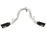aFe MACHForce XP Exhaust Aluminized Dual Split DPF Back 11-15 GM Diesel Truck V8-6.6L (td) (BLK tip) thumbnail 6