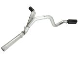 aFe MACHForce XP Exhaust Aluminized Dual Split DPF Back 11-15 GM Diesel Truck V8-6.6L (td) (BLK tip) thumbnail 8