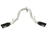 aFe MACHForce XP Exhaust Aluminized Dual Split DPF Back 11-15 GM Diesel Truck V8-6.6L (td) (BLK tip) thumbnail 9