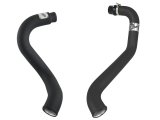 aFe BladeRunner 3in Black Intercooler Hot Cold Side Tubes Combo 02-04 GM Diesel Trucks 6.6L V8 (td) thumbnail 1