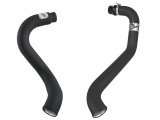 aFe BladeRunner 3in Black Intercooler Hot Cold Side Tubes Combo 02-04 GM Diesel Trucks 6.6L V8 (td) thumbnail 2