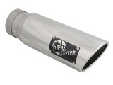 aFe Diesel Exhaust Tip Bolt On Polished 4in Inlet x 5in Outlet x 15in thumbnail 1