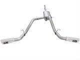 aFe Mach Force-XP Exhaust 3in Cat-Back SS 14-15 GM 1500 Trucks 4.3L/5.3L Dual Split w/ Polished Tip thumbnail 7