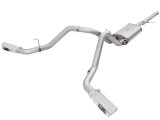 aFe Mach Force-XP Exhaust 3in Cat-Back SS 14-15 GM 1500 Trucks 4.3L/5.3L Dual Split w/ Polished Tip thumbnail 9
