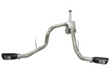 aFe MACH Force XP Exhaust 3in SS Dual Side Exit CB w/ Black Tips 11-14 Ford F150 EcoBoost V6-3.5L TT thumbnail 5