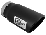aFe Diesel Exhaust Tip Bolt On Black 5in Inlet x 6in Outlet x 12in Long thumbnail 1