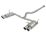 aFe Takeda 3in SS Exhaust Cat-Back 15-16 Subaru WRX/STI 2.0L/2.5L Polished Tips thumbnail 2
