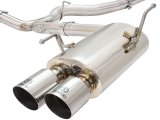 aFe Takeda 3in SS Exhaust Cat-Back 15-16 Subaru WRX/STI 2.0L/2.5L Polished Tips thumbnail 5