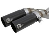 aFe Rebel Series Exht 3in SS Middle Side Exit CB w/ Black Tips 11-14 Ford F150 Ecoboost V6 3.5L (tt) thumbnail 3