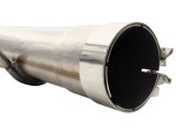 aFe MACHForce XP Exhaust 3in-3.5in SS Single Side Ext CB w/ Polish Tip 99-04 Ford F-250 V8 5.4L/6.8L thumbnail 4