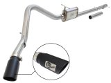 aFe MACH Force XP Exhaust 3in-3.5in SS Single Side Ext CB w/ Black Tip 99-04 Ford F150 V8 5.4L/6.8L thumbnail 2