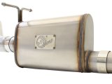 aFe MACH Force XP Exhaust 3in-3.5in SS Single Side Ext CB w/ Black Tip 99-04 Ford F150 V8 5.4L/6.8L thumbnail 3