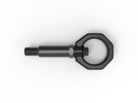 aFe Control Front Tow Hook Black BMW F-Chassis 2/3/4/M thumbnail 2