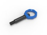 aFe Control Front Tow Hook Blue BMW F-Chassis 2/3/4/M thumbnail 4