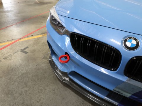 aFe Control Front Tow Hook Red BMW F-Chassis 2/3/4/M thumbnail 6