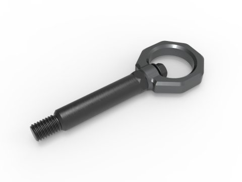 aFe Control Rear Tow Hook Grey BMW F-Chassis 2/3/4/M thumbnail 4