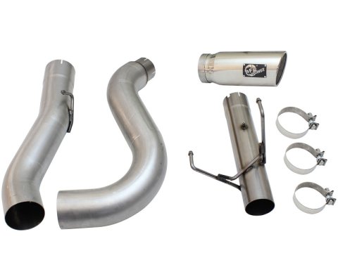 aFe MACH Force XP Exhaust Large Bore 5in DPF-Back SS 13-15 Dodge Trucks L6-6.7L (td) *Polish Tip thumbnail 5
