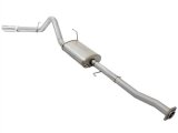 aFe MACHForce XP SS Exhaust 3in to 3.5in Cat-Back w/ Polished Tip 15 Ford F-150 EcoBoost V6 2.7/3.5L thumbnail 6