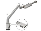 aFe Mach Force-XP Exhaust 3in CB SS 15-17 GM Colorado/Canyon 2.5L/3.6L Side Exit w/ Polished Tip thumbnail 1