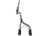 aFe Rebel Series CB 2.5in Dual Center Exit SS Exhaust w/ Black Tips 07-15 Jeep Wrangler 3.6L/3.8L V6 thumbnail 9