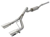 aFe Rebel Series CB 2.5in Dual Center Exit SS Exhaust w/ Polish Tip 07-15 Jeep Wrangler 3.6L/3.8L V6 thumbnail 1