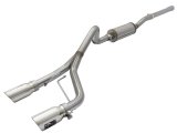 aFe Rebel Series CB 2.5in Dual Center Exit SS Exhaust w/ Polish Tip 07-15 Jeep Wrangler 3.6L/3.8L V6 thumbnail 2