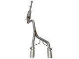 aFe Rebel Series CB 2.5in Dual Center Exit SS Exhaust w/ Polish Tip 07-15 Jeep Wrangler 3.6L/3.8L V6 thumbnail 9