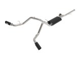 aFe Gemini XV 3in 304 SS Cat-Back Exhaust w/ Cutout 14-19 GM Trucks 4.3L/5.3L w/ Black Tips thumbnail 8