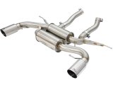 aFe MACH Force XP 2.5in Axle Back Stainless Exhaust w/ Polished Tips 07-13 BMW 335i 3.0L L6 (E90/92) thumbnail 1
