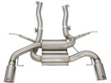 aFe MACH Force XP 2.5in Axle Back Stainless Exhaust w/ Polished Tips 07-13 BMW 335i 3.0L L6 (E90/92) thumbnail 9