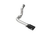 aFe 20-21 Jeep Wrangler Large Bore-HD 3in 304 Stainless Steel DPF-Back Exhaust System - Black Tip thumbnail 1