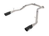 aFe Large Bore-HD 3 IN 409 Stainless Steel DPF-Back Exhaust System w/Black Tip RAM 1500 20-21 V6-3.0 thumbnail 1