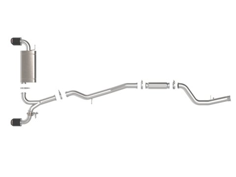 aFe POWER Takeda 2021 Toyota Supra 2.0L (t) 2.5in-3in 304 SS CB Exhaust w/ Carbon Tips thumbnail 7