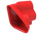 aFe Power 15-20 Ford Mustang 2.3l L4/3.7l V6/5.0l V8 Dynamic Air Scoop - Red thumbnail 6