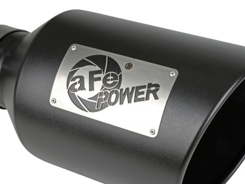 aFe Power MACH Force-Xp 409 Stainless Steel Clamp-on Exhaust Tip Black thumbnail 3
