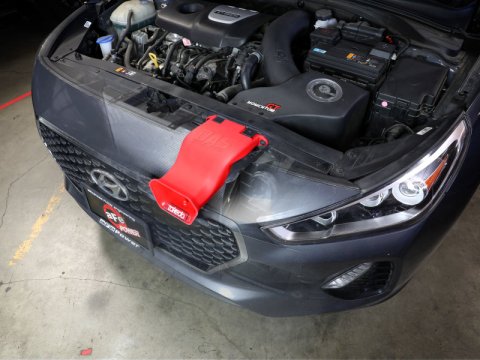 aFe 18-20 Hyundai Elantra GT L4-1.6L (t) Takeda Momentum Dynamic Air Scoop - Red thumbnail 5