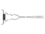 aFe Vulcan Series 2 1/2in 304 SS Cat-Back 19-20 Ford Edge ST V6 2.7L(tt) thumbnail 5