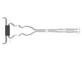 aFe Vulcan Series 2 1/2in 304 SS Cat-Back 19-20 Ford Edge ST V6 2.7L(tt) thumbnail 6