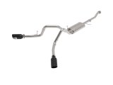 aFe Vulcan 3in 304 SS Cat-Back Exhaust 2021 Ford F-150 V6 2.7L/3.5L (tt)/V8 5.0L w/ Black Tips thumbnail 6