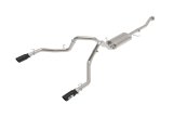 aFe Vulcan 3in 304 SS Cat-Back Exhaust 2021 Ford F-150 V6 2.7L/3.5L (tt)/V8 5.0L w/ Black Tips thumbnail 1