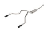 aFe Vulcan 3in 304 SS Cat-Back Exhaust 2021 Ford F-150 V6 2.7L/3.5L (tt)/V8 5.0L w/ Black Tips thumbnail 2