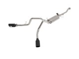 aFe Gemini XV 3in 304 SS Cat-Back Exhaust 2021 Ford F-150 V6 2.7L/3.5L (tt)/V8 5.0L w/ CO Black Tips thumbnail 2