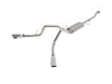 aFe Vulcan 3in 304 SS Cat-Back Exhaust 2021 Ford F-150 V6 2.7L/3.5L (tt)/V8 5.0L w/ Polished Tips thumbnail 2