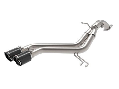 aFe Takeda 13-17 Hyundai Veloster L4-1.6L 2-1/2in 304 SS Axle-Back Exhaust w/ Carbon Fiber Tips thumbnail 1